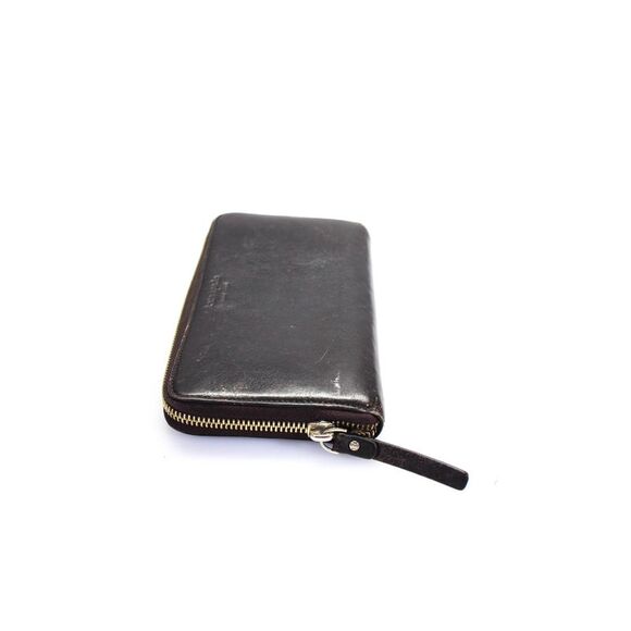 Kate Spade New York Leather Zip Around Multi Pocket Card Wallet Dark Brown - Picture 4 of 10